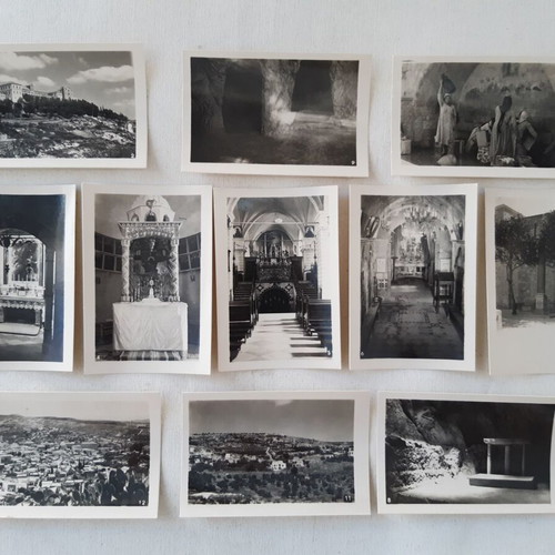 Photographs from the Holy Land 1940 used, pack of 11