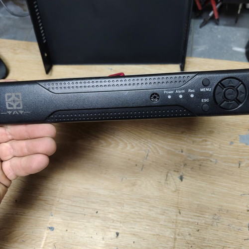 Camera recorder for 4 cameras used, supports hard disk