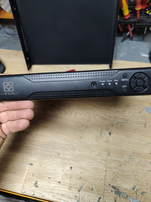 Camera recorder for 4 cameras used, supports hard disk