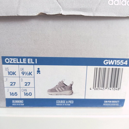 Adidas Kids Shoes Size 27 Used, Gray Sneakers