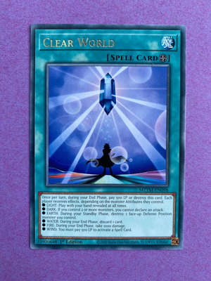Κάρτα Yu-Gi-Oh Clear World σαν καινούργια