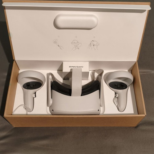Meta Quest 2 VR headset like new with controllers and charger