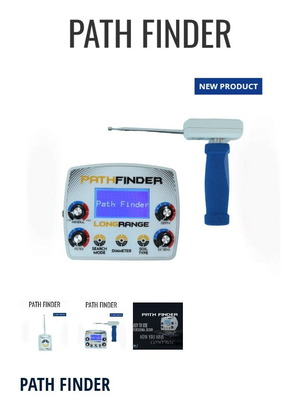 Path Finder metal detector new, long range for gold silver copper