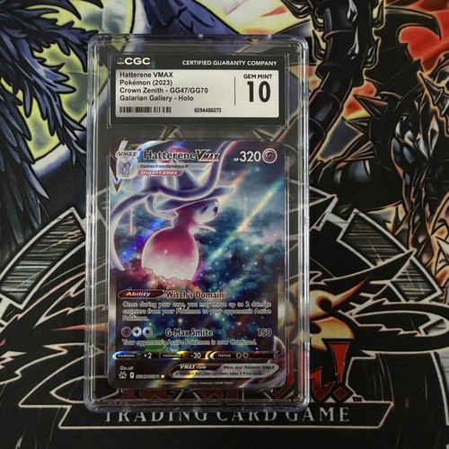 Hatterene VMax GG47/GG70 Crown Zenith Pokemon CGC Gem Mint 10 card