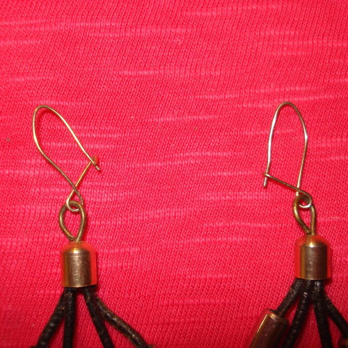 Earrings hanging unique, used