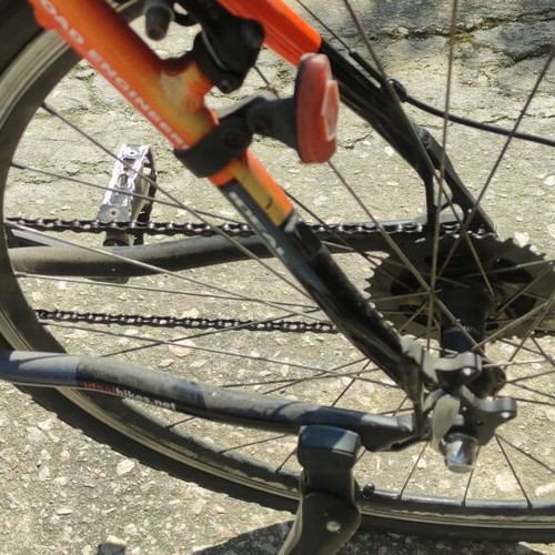 Ideal Crossmo men's trekking bike used, 24-speed Shimano, size L, red