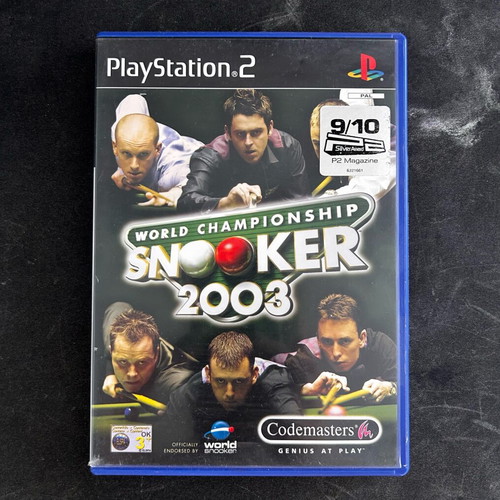 World Championship Snooker 2003 PS2 game like new