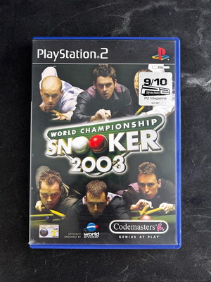 World Championship Snooker 2003 PS2 game like new