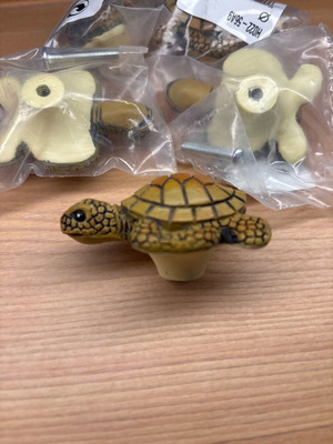 Turtle knobs new, set of 5 pieces