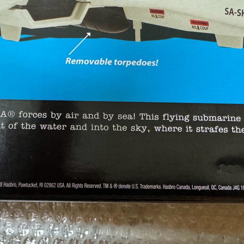 G.I. Joe Sharc Tooth with Deep Six new, Hasbro 2008