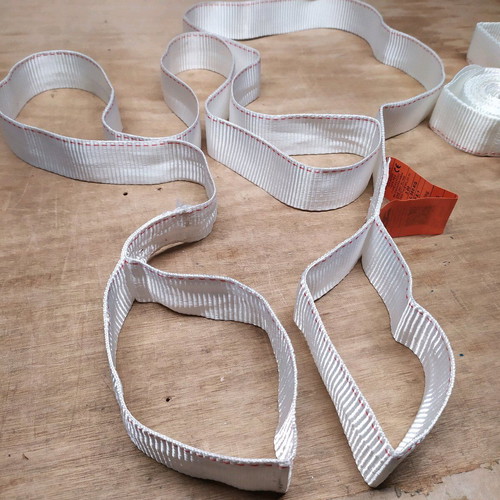 Lifting Straps like new, pack of 10, 3 meters, 300kg single, 600kg double