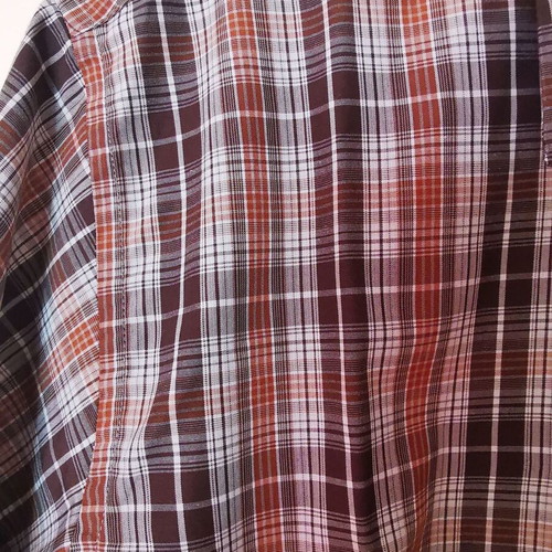 Divario men's short-sleeve checkered shirt size L like new