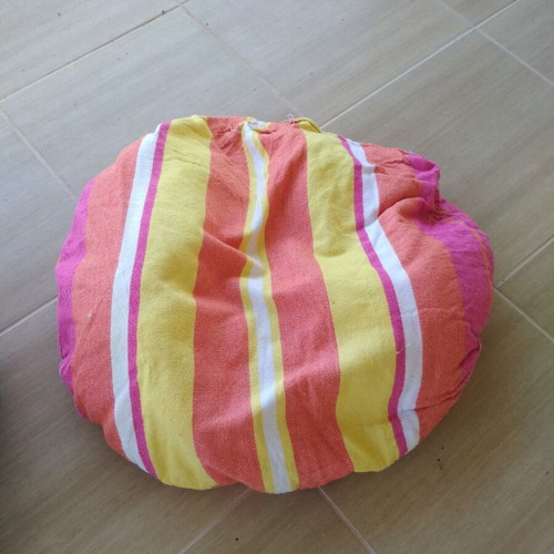 Children's hammock used, fabric with pillow, holds up to 80 kg