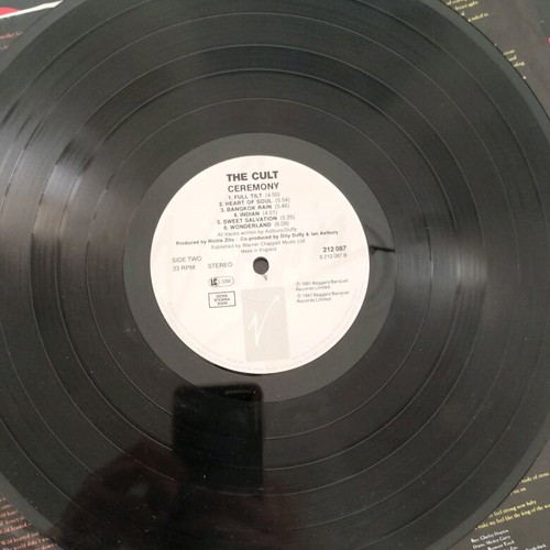 The Cult Ceremony vinyl album used, rock