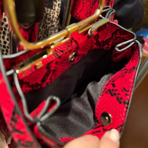 Zara mini crossbody bag, red