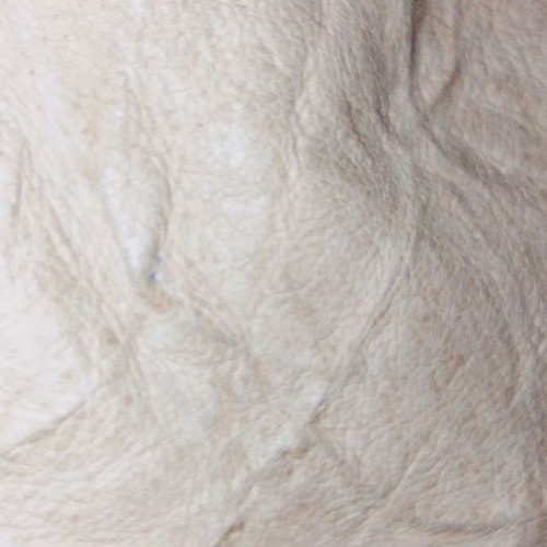 Lynne leather jacket used, beige bomber with fur hood