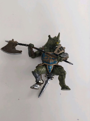 Papo Mutant Rhino (Warrior Rhinoceros) like new