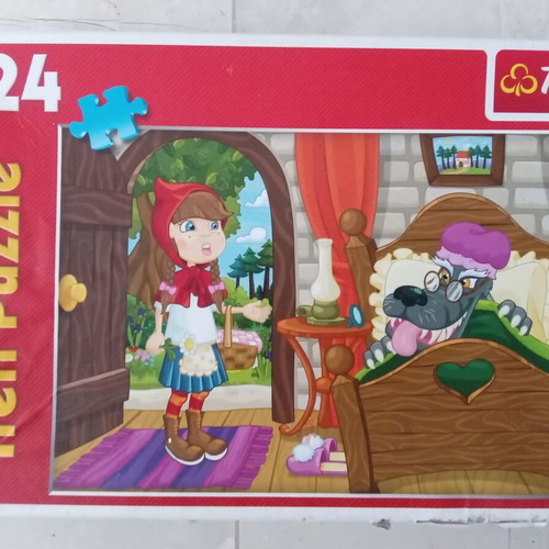 Puzzle Red Riding Hood used, complete in very good condition