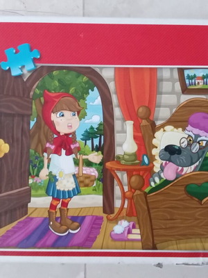 Puzzle Red Riding Hood used, complete in very good condition