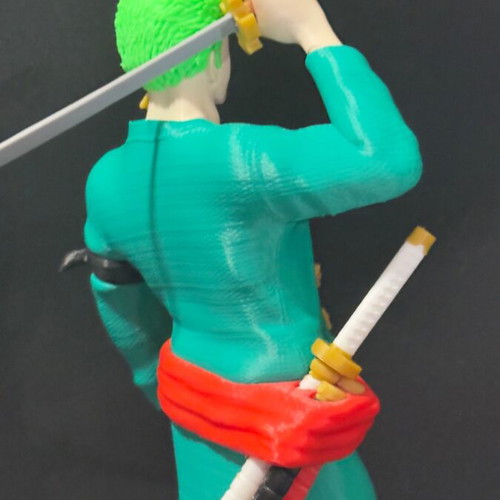 Roronoa Zoro 3D printed figure new, 35 cm