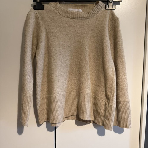 Pullover sweater used, beige, size S