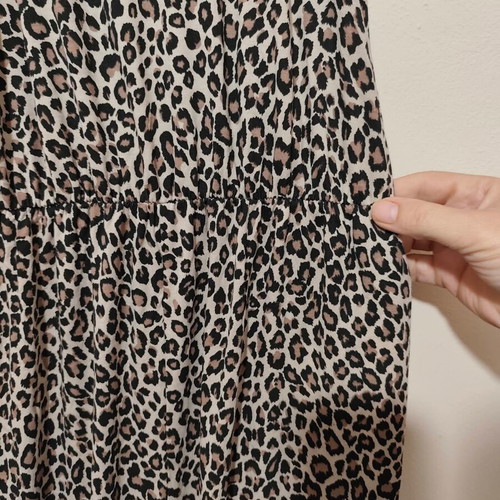 Leopard print one-piece new, brown, size S/M