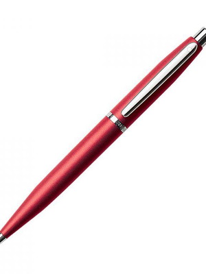 Химикалка Sheaffer VFM нова, матово червена, среден писец, синьо мастило
