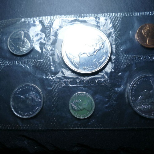 Canada 1967 silver coin set in original mint packaging