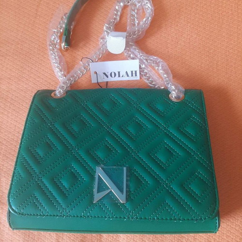Nolah Shoulder Bag new, green, quilted design