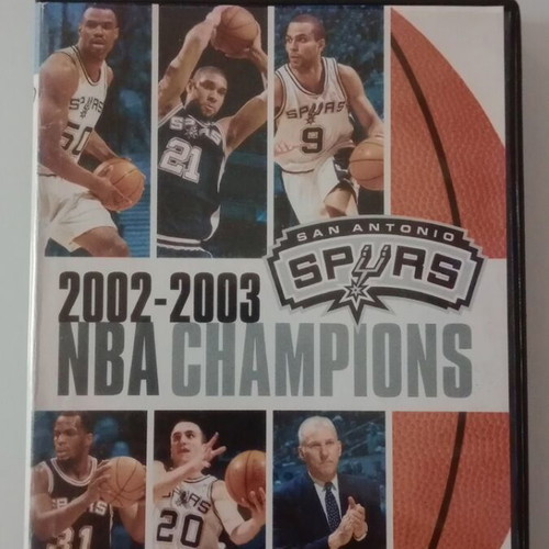 San Antonio Spurs NBA Champions 2002-2003 DVD used without Greek subtitles