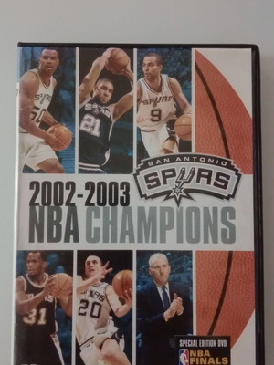 San Antonio Spurs NBA Champions 2002-2003 DVD used without Greek subtitles