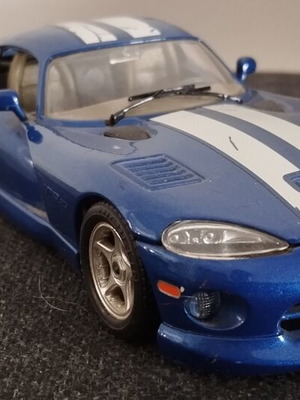 Dodge Viper Burago model car used 1/24 scale