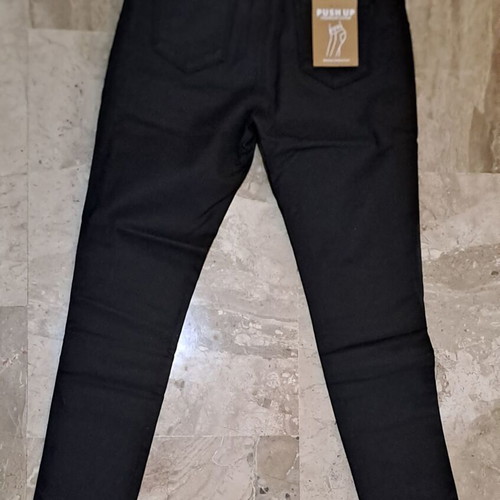 Push Up Denim Women's Pants black XL new