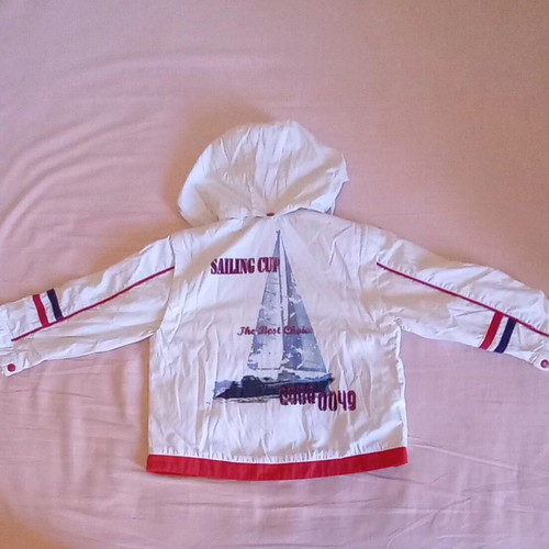 Mandarino Jacket With Detachable Sleeves Like New, Size 3