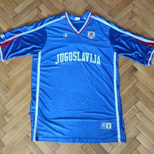 Yugoslavia Basketball Jersey used, Champion, size XXL, 2002