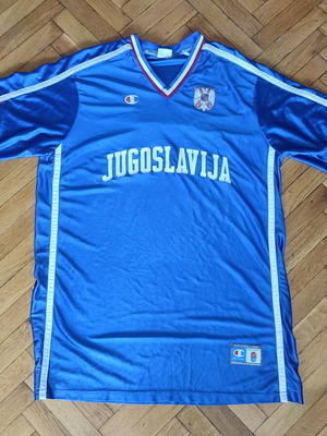 Yugoslavia Basketball Jersey used, Champion, size XXL, 2002