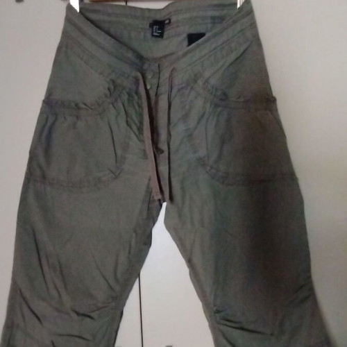H&M Khaki Summer Women's Pants Used Size 36