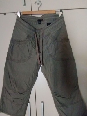H&M Khaki Summer Women's Pants Used Size 36