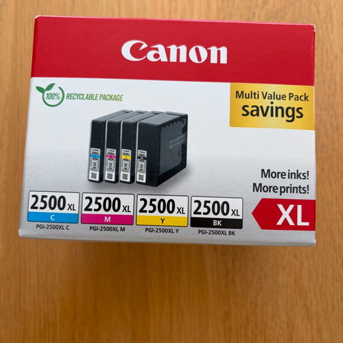 Canon PGI-2500XL Ink Cartridge Multipack 4 Colours