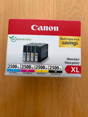 Canon PGI-2500XL Ink Cartridge Multipack 4 Colours