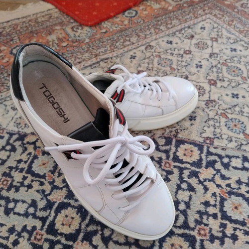 Togoshi men's sneakers like new, white, sporty, size 43