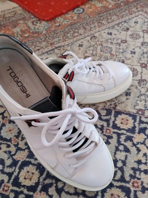 Togoshi men's sneakers like new, white, sporty, size 43