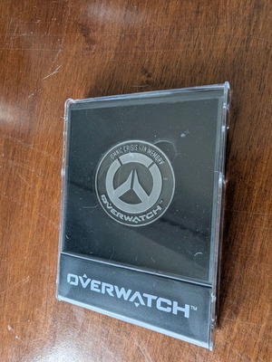 Overwatch Omnic Crisis In Memory Medal Coin нов