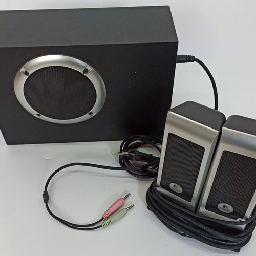 Logitech S200 speakers like new 2.1 black/silver