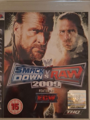 WWE Smackdown vs Raw 2009 PS3 game like new