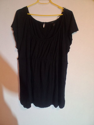 Maternity blouse H&M black XL like new with short sleeves