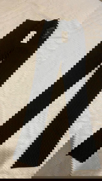 pinstripe STRETCH PANTS