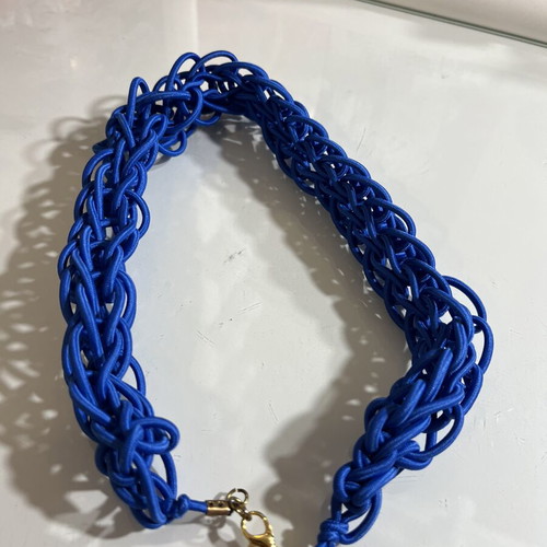 Handmade blue necklace like new
