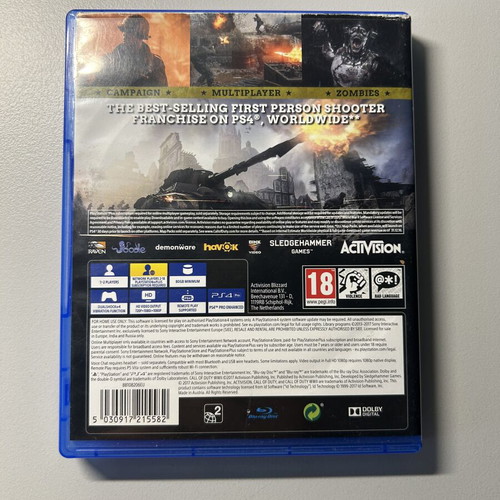Call of Duty WWII PlayStation 4 game like new
