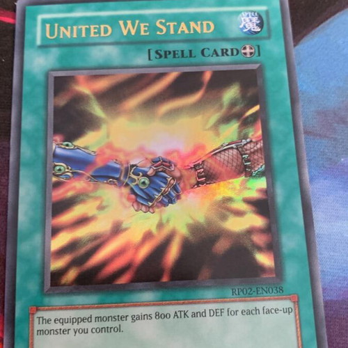 United We Stand Yu-Gi-Oh card new, ultra rare vintage
